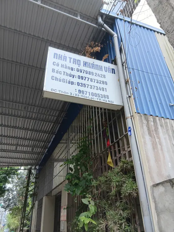 Phòng trọ Khánh Vân gần ĐHQGHN Hoà Lạc, 15 m²